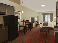 King suite with kitchenette and sofa bed